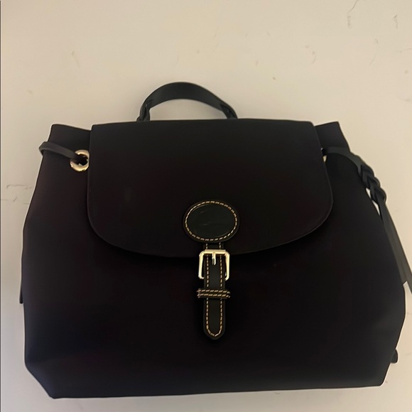 Dooney and Bourke Nylon Flap Backpack - Picture 4 of 5